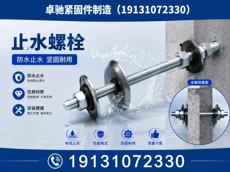复兴区止水螺栓展示图